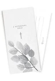Cozywood Koperta upominkowa z kartk� Z wyrazami �alu