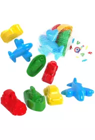 Foremki do piasku Pojazdy 4 szt MIX Maksik