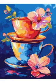 Ideyka Malowanie po numerach - Fili�anki 30x40cm