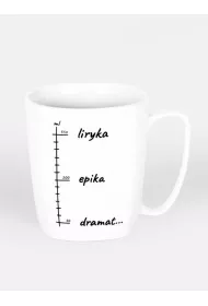Nadwyraz.com Kubek ceramiczny biay Liryka, epika, dramat...