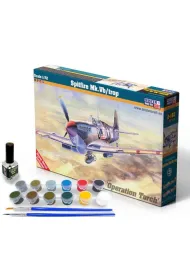 Model do sklejania 1:72 Samolot Spitfire Mk.Vb/ trop Zestaw farby + p�dzelek Olymp Aircraft