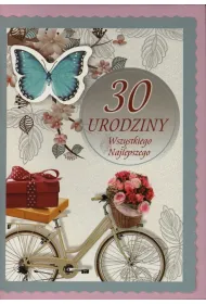 Top Graphic Karnet BOG 30 Urodziny B6 BR