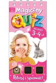 Magiczny quiz dla dzieci 3-4 lata. R�owy