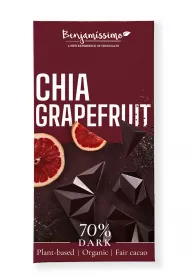 Benjamissimo Czekolada gorzka chia - grejpfrut 60 g Bio
