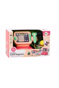 Kasa fiskalna nauka liczenia �wiat�a d�wi�k r�owa LeanToys