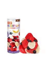 MixIt Due chrupice owoce liofilizowane - Banan, truskawka, jagoda 160 g