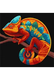 Ideyka Malowanie po numerach - Ciemny kameleon 30x30cm
