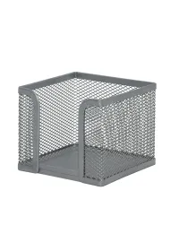 Q-connect Pojemnik na karteczki Office Set metalowy