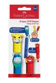 Nak�adki na kredki zwierz�tka 3 szt FABER CASTELL