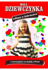Ma�a dziewczynka Zabawa w kolorowanie