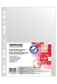 Paczka koszulki na dokumenty A4 Office Products PP krystaliczne 30mikr. 100 szt.