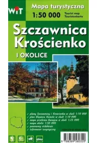 Mapa turystyczna Szczawnica, Kro�cienko i okolice 1:50 000