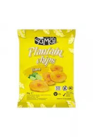 Samai Chipsy z plantana Limonkowe 70 g