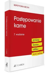 Post�powanie karne. Pytania, kazusy, tablice, testy online