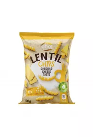 Naujasis Nevezis Chipsy z czerwonej soczewicy o smaku sera Cheddar 100 g