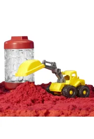 Wonder Factory Never Dry Sand - Red + Excavator Mga Entertainment