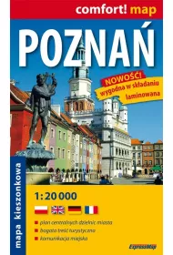 Pozna� kieszonkowy plan miasta laminowany 1:20 000 ExpressMa