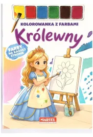 Kolorowanka z farbami Kr�lewny