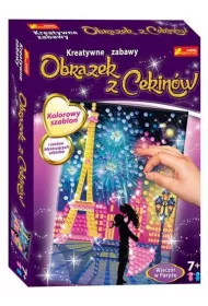 Ranok-Creative Cekinowy obrazek wiecz�r w pary�u