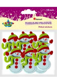 Titanum Naklejki filcowe 3D ba�wanki 10 szt.