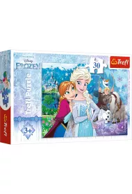 Puzzle 30 Uwolnij magi�. Frozen Trefl