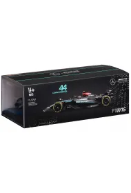Bburago model 1:24 bolid f1 mercedes amg w15 2024 lewis hamilton 18-28063