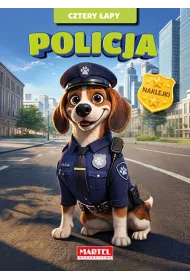 Cztery �apy. Policja z naklejkami