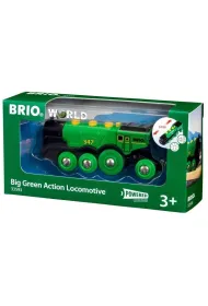 Lokomotywa klasyczna zielona 33593 Brio