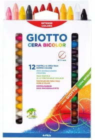 Giotto Kredki woskowe Cera dwustronne 24 kolor�w