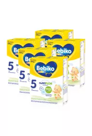 Bebiko Junior 5 Odywcza formua na bazie mleka dla przedszkolaka Zgrzewka 5 x 600 g