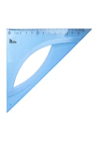 Tetis Ekierka r�wnoramienna niebieska 13cm