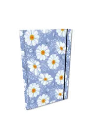 Bee-bee Notes A5 z gumk� Soft Touch Stokrotki Retro kratka