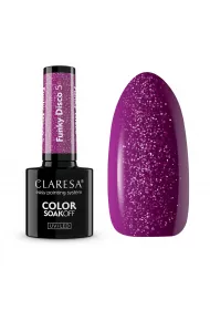 Claresa Soak Off UV/LED Funky Disco lakier hybrydowy 5 5 g
