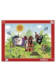 Puzzle ramkowe 40 el. Krecik Orkiestra Dino Toys