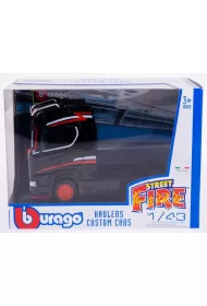 Str. Fire Haulers Custom Scania 770S Black BBURAGO