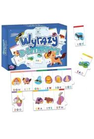 Wyrazy 3-literowe. Puzzle Kangur
