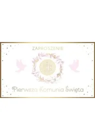 Armin Style ZAPROSZENIE KOMUNIA 160X95 AS ZP-89 OP10SZT FOL