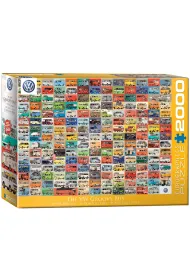 Puzzle 2000 el. The VW Groovy Bus Eurographics