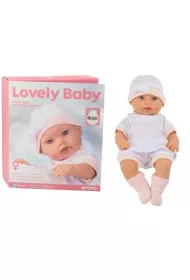 Lalka bobas w bia�ej pi�amce LeanToys