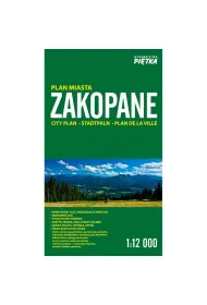 Zakopane 1:12 000 plan miasta PI�TKA