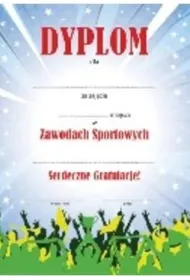 Henry Dyplom A4 Zawody Sportowe Kibice