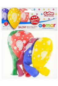 Godan Balony Premium Hel z nadr. 9, 13" op. 5szt.