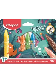 Maped Kredki Jumbo Jungle Fever �wiecowe 12 szt