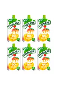 Tymbark Mus 100% jabko mango brzoskwinia banan Zestaw 6 x 200 g