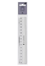 Interdruk Linijka plastikowa Academy 15cm