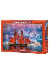 Puzzle 1000 el. Czerwona fregata Castorland