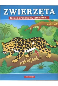Zwierz�ta �aciate pr�gowane c�tkowane Naklejanki