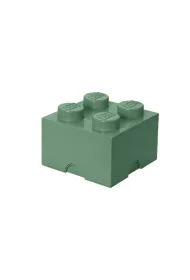 Pojemnik klocek LEGO Brick 4 Oliwkowy