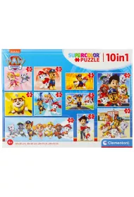 Puzzle 10w1 Super Kolor Psi Patrol Clementoni
