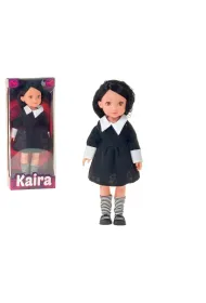 Lalka 33cm w czarnej sukience Adar